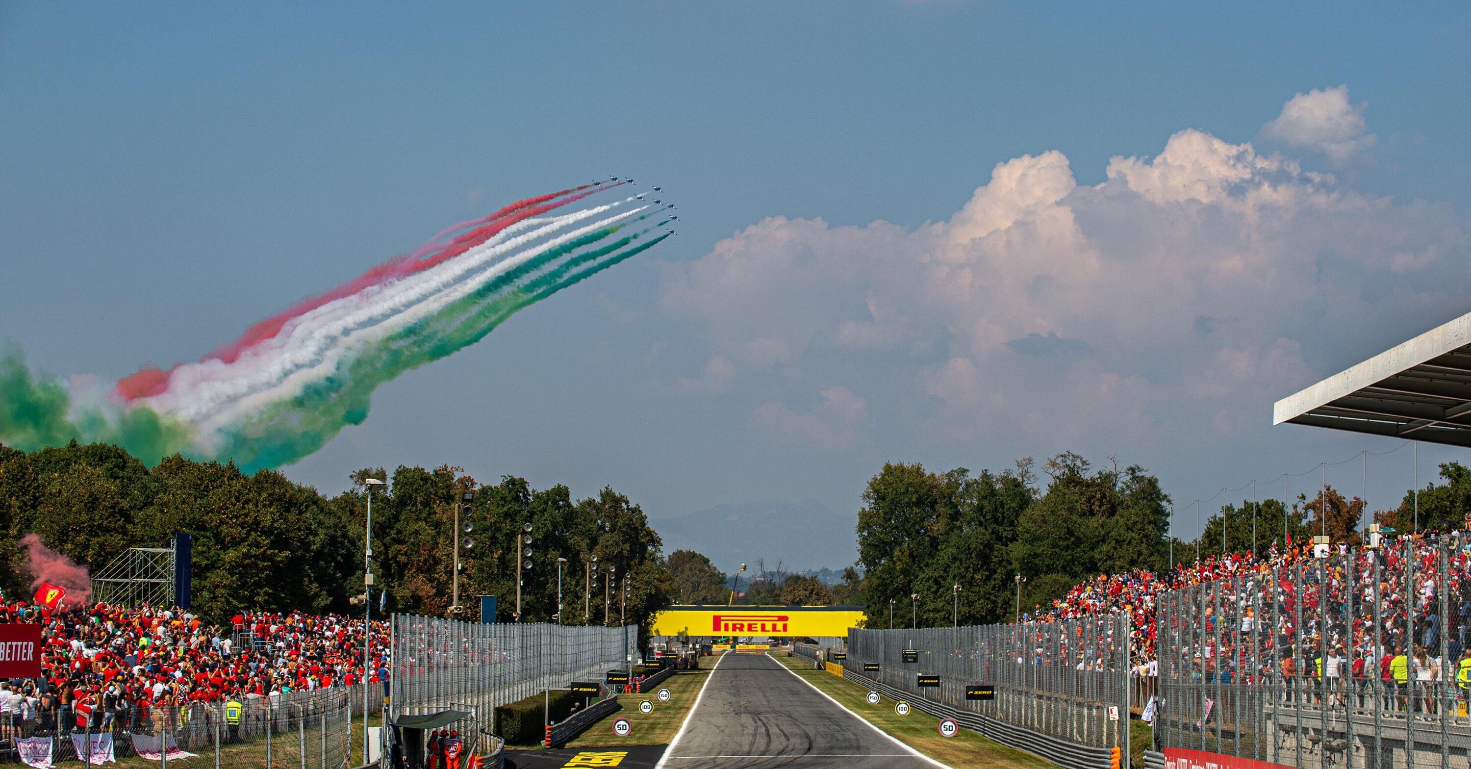 Formula 1, le Frecce Tricolori sono salve: ci saranno a Imola e Monza