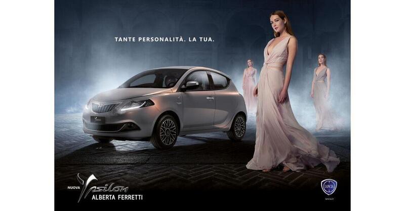 Alberta Ferretti veste la prima Ypsilon firmata di Stellantis: ben riuscito lo spot con la Capotondi per Lancia