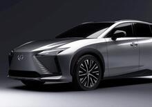 Lexus RZ 450e, nuove immagini della prima elettrica pura del marchio