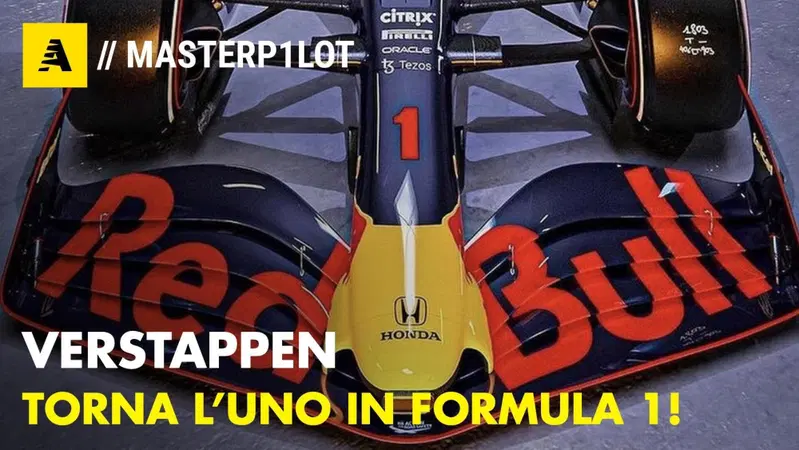 Max Verstappen avr&agrave; il numero 1 nel 2022 | Si torna alla F1 "old style"