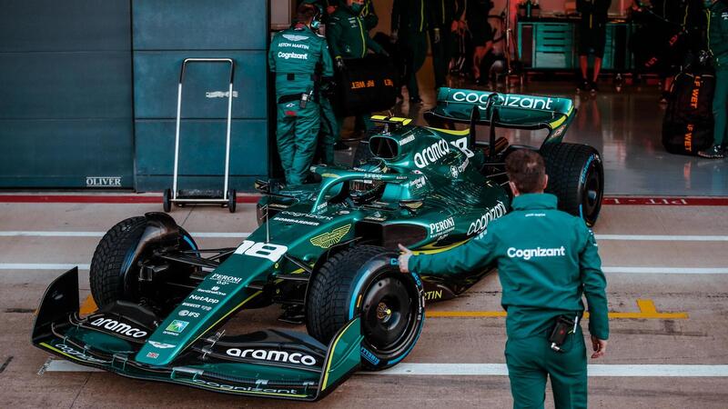 Formula 1. Aston Martin, shakedown a Silverstone per la AMR22