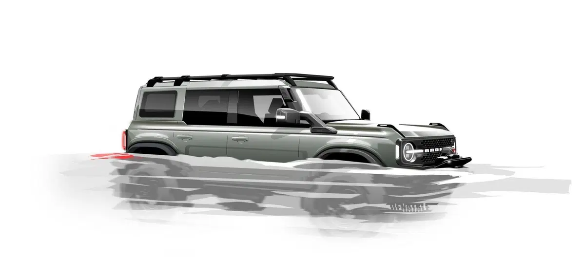 Ford Bronco Everglades, un turbo da 300 CV per entrare nei guadi degli States (19)