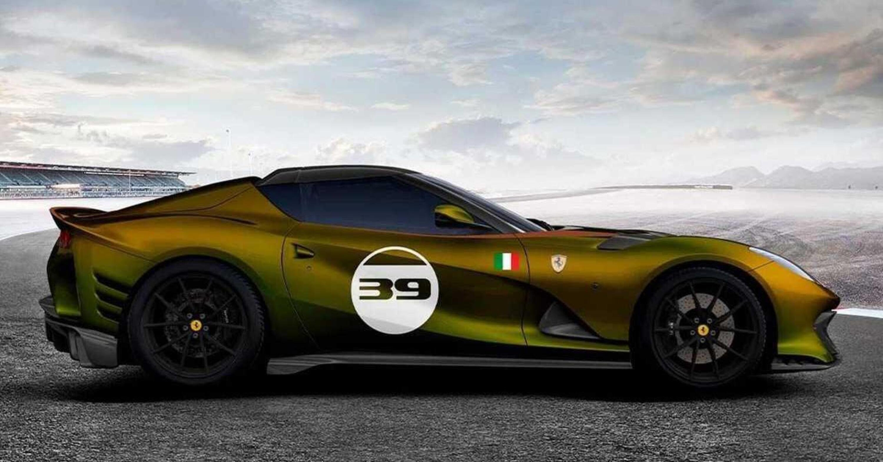 Ferrari presenta Verde Volterra, la verniciatura esclusiva che cambia colore a seconda della luce