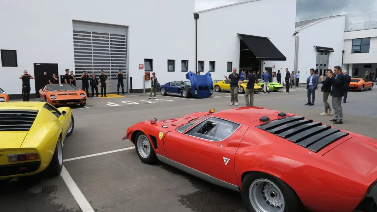 Visita a Sant'Agata, dov'è nato il mito Lamborghini Miura (125)
