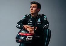 F1, George Russell cambia il casco per rispetto nei confronti di Schumacher