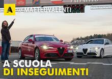 A scuola di inseguimenti con l'Alfa Giulia Quadrifoglio [Il corso di guida delle Forze dell'Ordine]