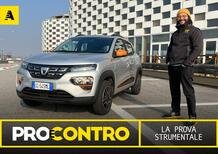 Dacia Spring, PRO e CONTRO | La pagella e tutti i numeri della prova strumentale