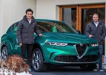 Valtteri Bottas e Guanyu Zhou scaldano i motori con l'Alfa Romeo Tonale