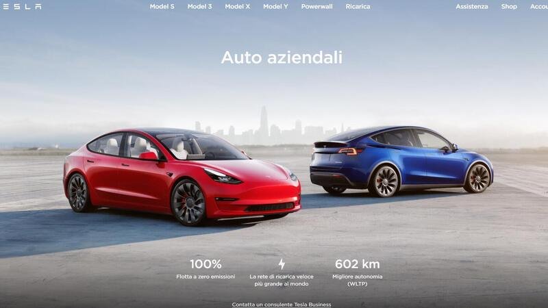 Tesla, un nuovo sito per le flotte: convincere i fleet manager a suon di report