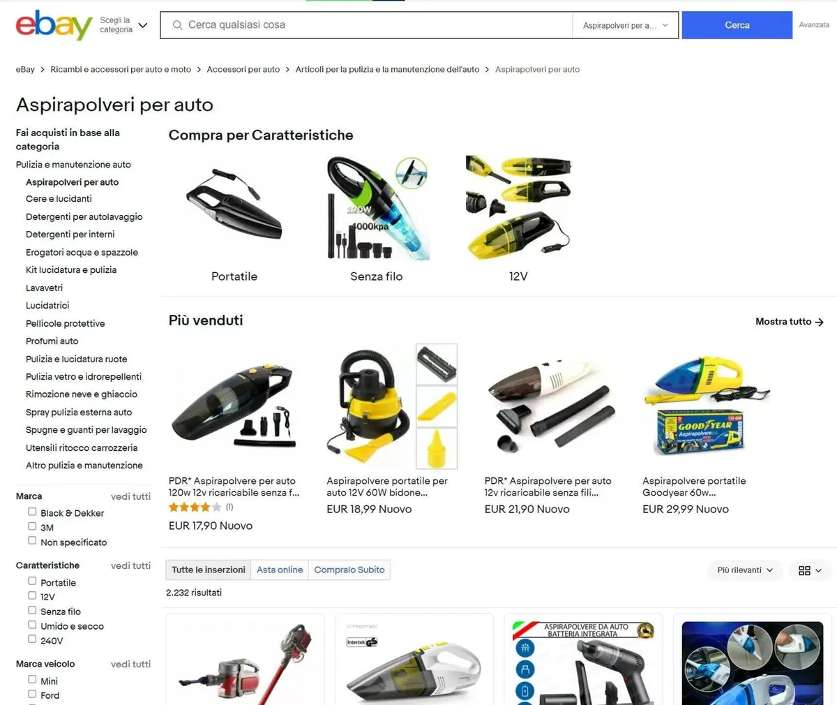 Guida all’acquisto: trovare i migliori prodotti e strumenti per la pulizia interni auto grazie a eBay (3)