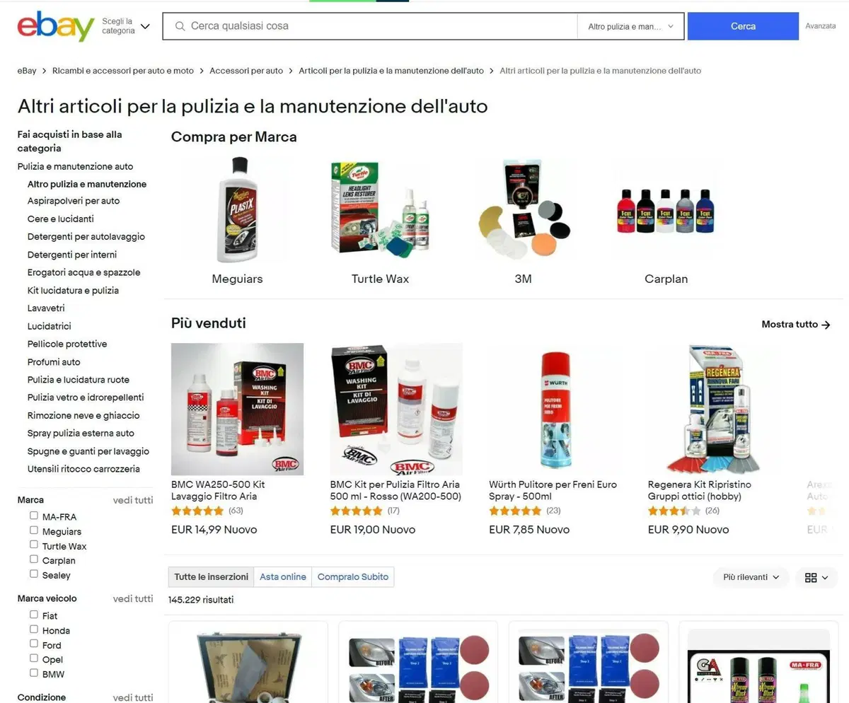 Guida all’acquisto: trovare i migliori prodotti e strumenti per la pulizia interni auto grazie a eBay (6)