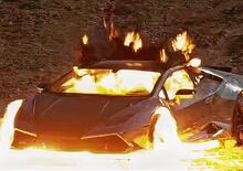 Lamborghini Huracan viene fatta esplodere per creare 999 NFT