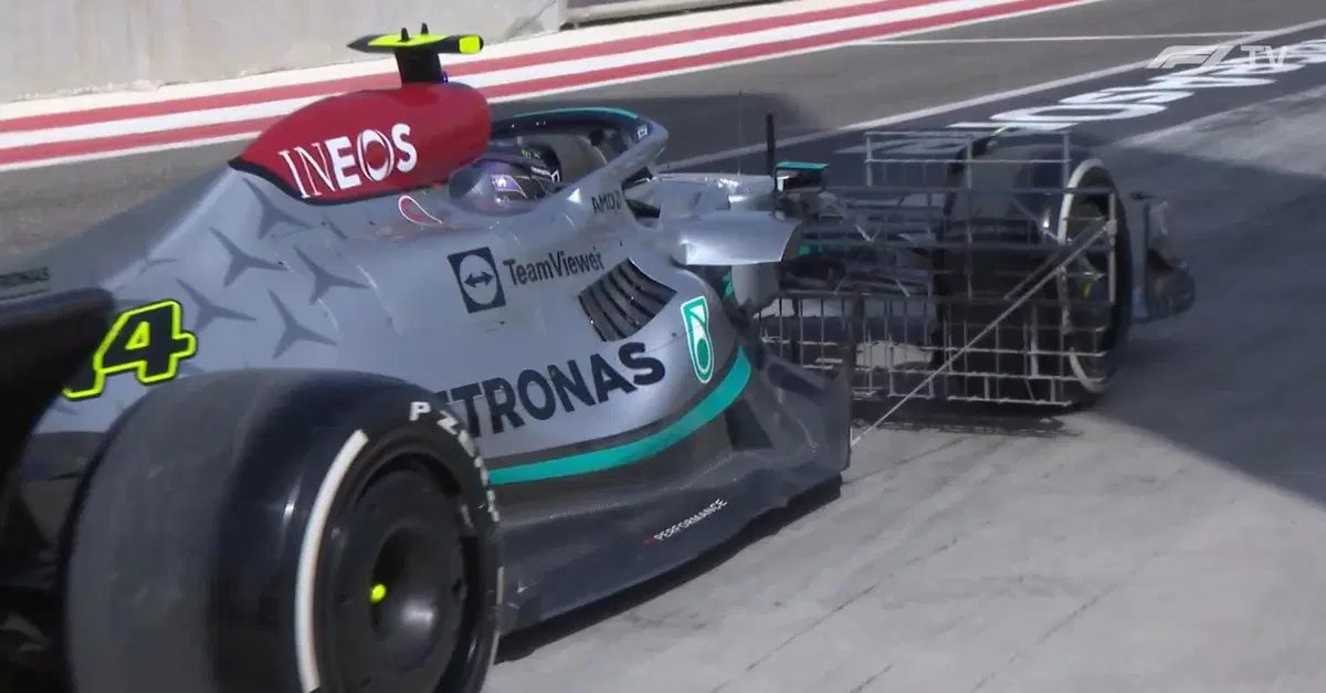 F1, Mercedes W13: le pance ci sono, ma sono minime. Il punto sulla tecnica