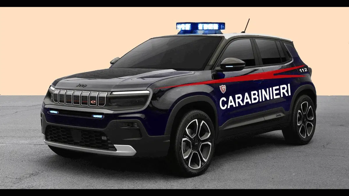 La Baby Jeep dei Carabinieri: elettrica per l'Arma [Render]