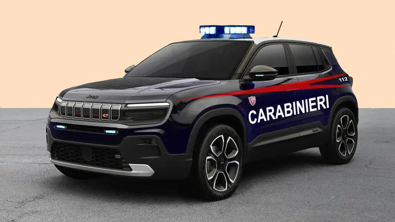 La Baby Jeep dei Carabinieri: elettrica per l'Arma [Render]