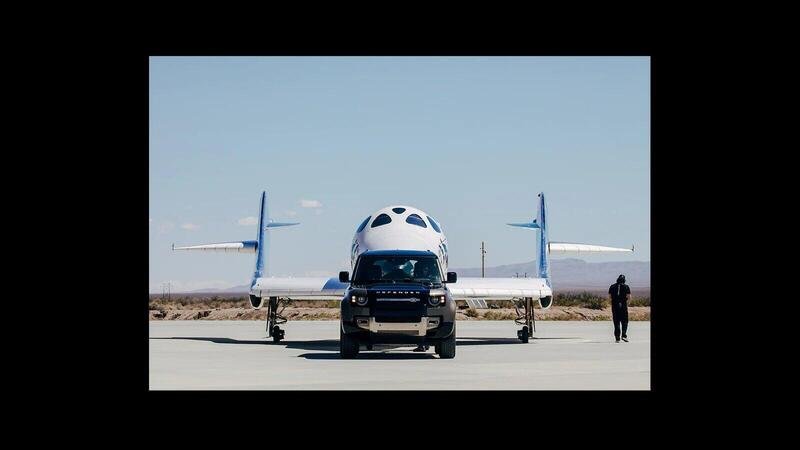 Land Rover mander&agrave; uno dei suoi clienti nello spazio con Virgin Galactic
