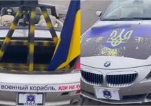 [VIDEO] L’Ucraina combatte la guerra con una BMW Serie 6 Cabrio completa di mitragliatrice