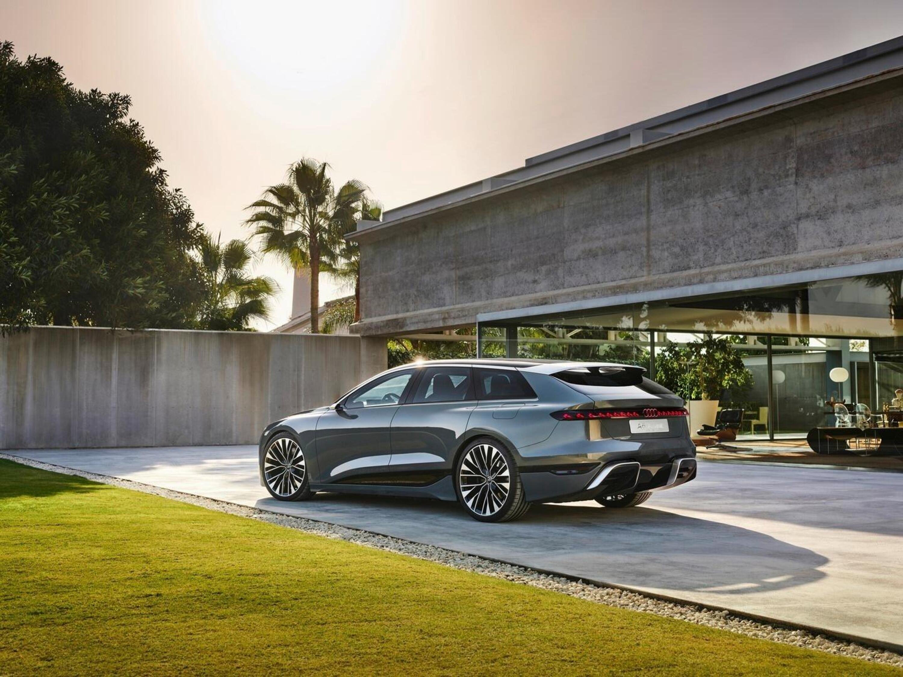 Il futuro delle auto familiari di lusso wagon esiste e parla ancora Audi: ecco A6 Avant e-tron [concept]