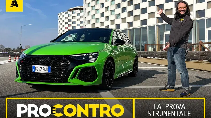 Audi RS3, PRO e CONTRO | La pagella e tutti i numeri della prova strumentale