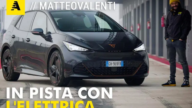 Si pu&ograve; andare in pista con un'auto elettrica? Prova speciale con CUPRA Born [Video]