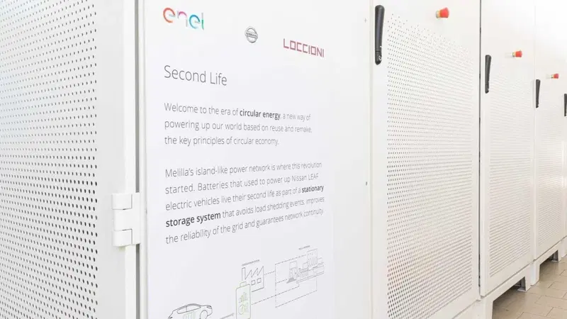 Enel Second Life, le batterie (esauste) di Nissan Leaf per stabilizzare la rete elettrica