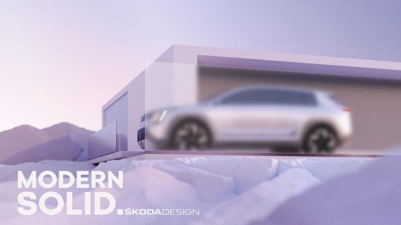La nuova SUV Skoda elettrica cambia lo stile del marchio: arriva il &ldquo;Modern Solid&rdquo; [TEASER]