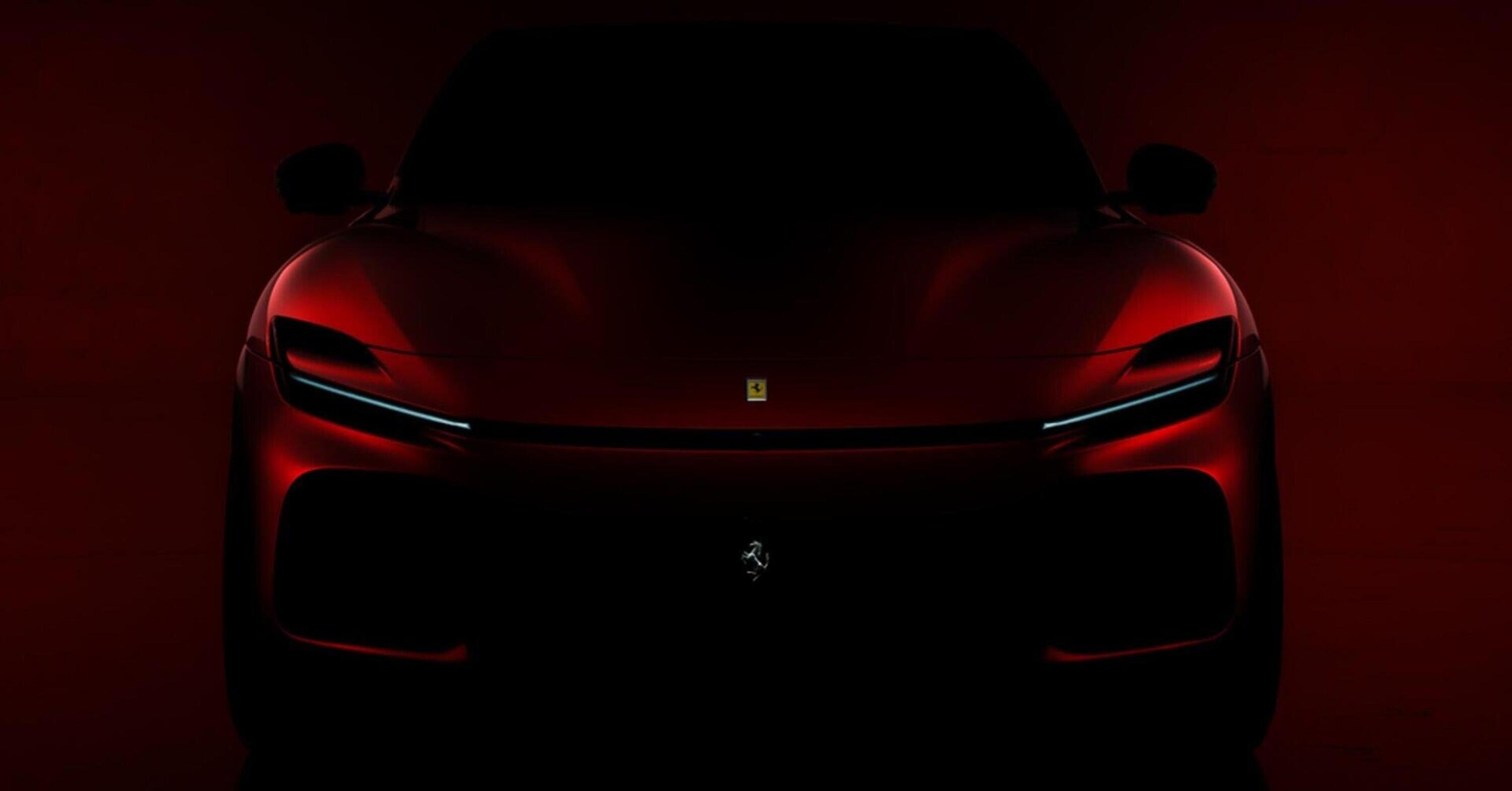 Ferrari Purosangue: ecco il teaser ufficiale del primo SUV della storia di Maranello