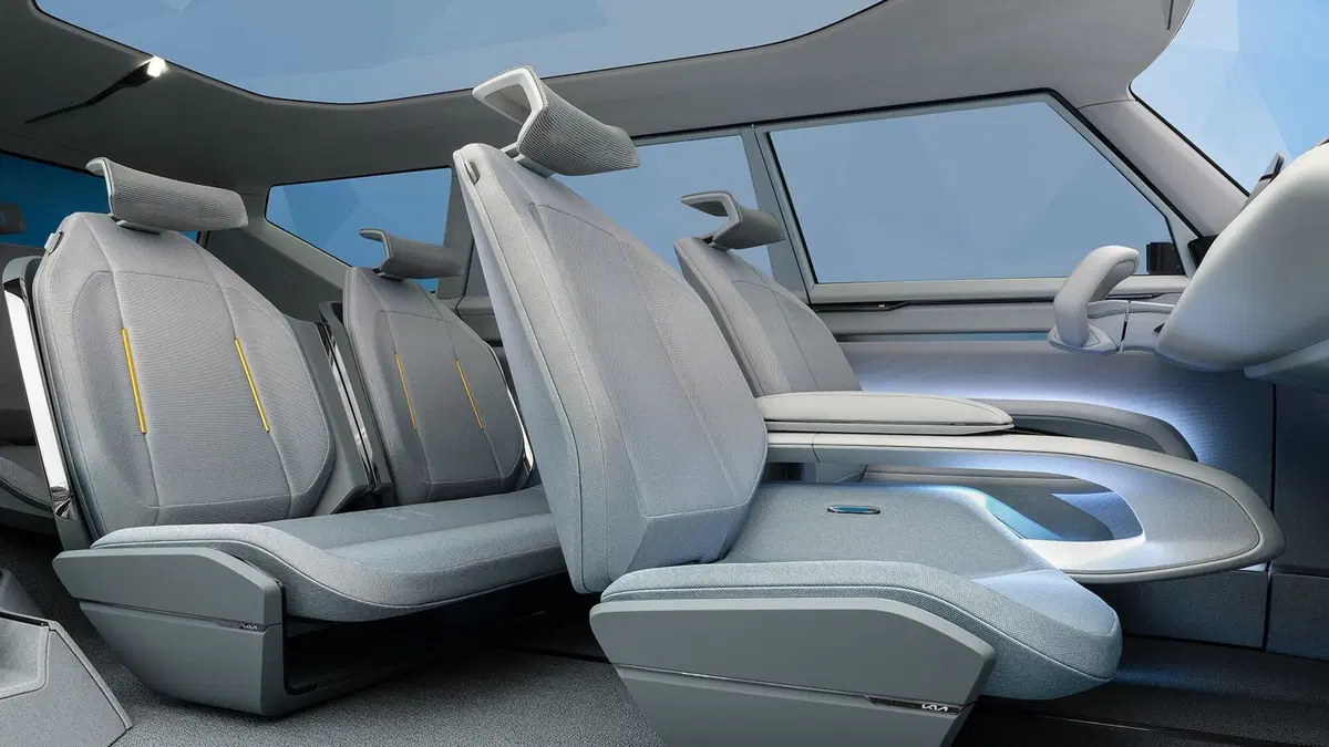 Concept EV9, ecco come appare dal vivo il SUV del futuro secondo KIA (2)