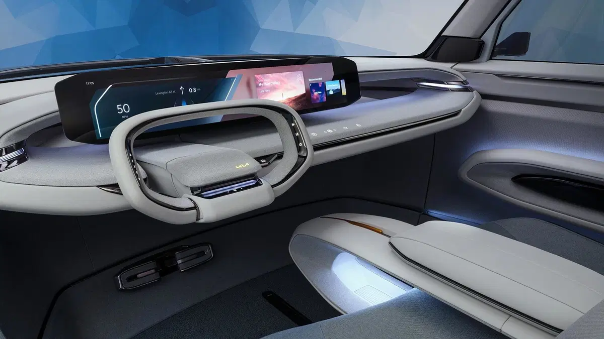Concept EV9, ecco come appare dal vivo il SUV del futuro secondo KIA (3)
