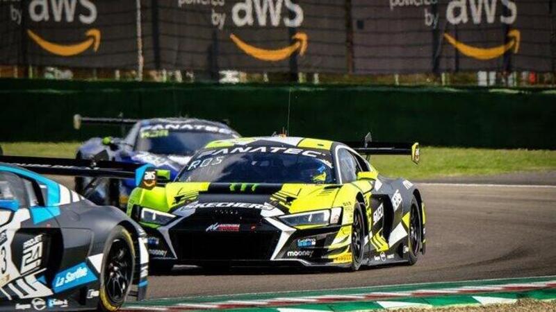 GTWCEE, Imola: pole per Audi. Valentino Rossi quindicesimo