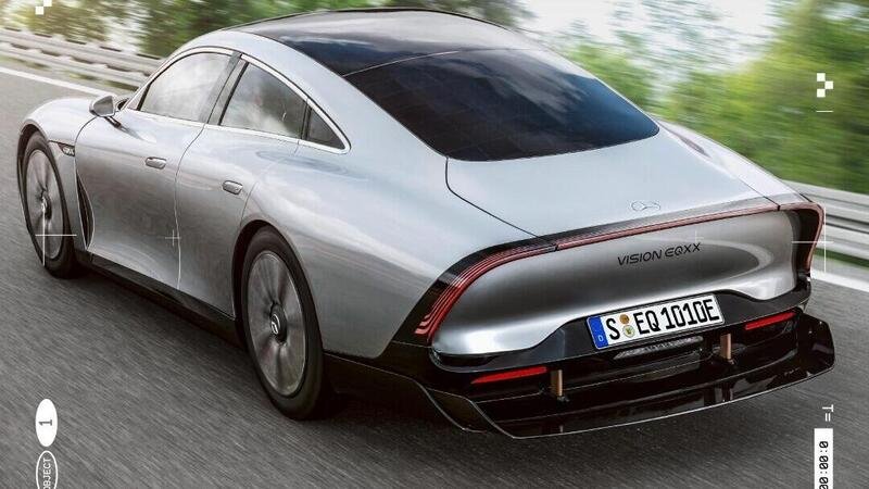 La Mercedes elettrica EQXX da 1000 km in prova: che tecnologie ha a bordo? 