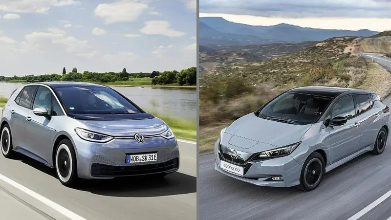 Quale auto elettrica "media": confronto Volkswagen ID.3 Vs Nissan Leaf