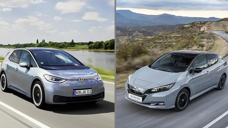 Quale auto elettrica "media": confronto Volkswagen ID.3 Vs Nissan Leaf