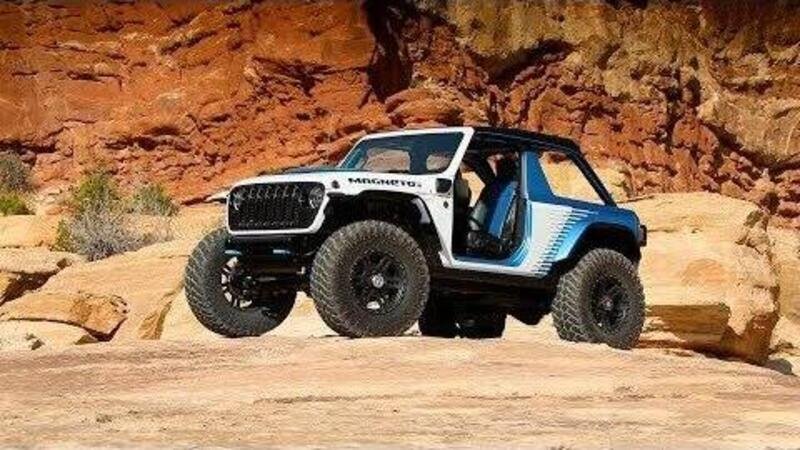 La Jeep Wrangler Magneto e le altre concept in azione nel deserto [VIDEO]