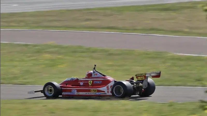 F1, Charles Leclerc in pista a Fiorano con la 312 T4 di Villeneuve [Video]