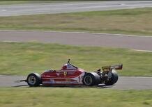 F1, Charles Leclerc in pista a Fiorano con la 312 T4 di Villeneuve [Video]
