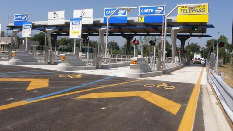 Novit&agrave; Telepass: in autostrada servizio gratis per i motociclisti