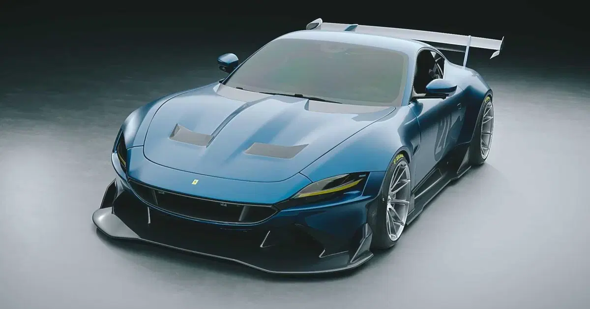 La Ferrari Roma "messa gi&ugrave; da gara"