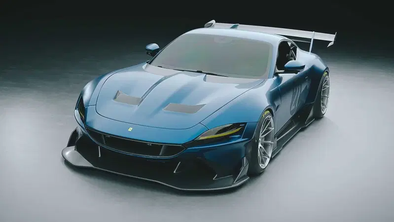 La Ferrari Roma "messa gi&ugrave; da gara"