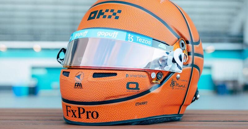 F1, il casco di Norris per Miami &egrave; un omaggio alla NBA