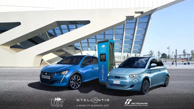 Parcheggio in stazione FS con punto ricarica auto (BEV PHEV): 600 colonnine Stellantis Metropark