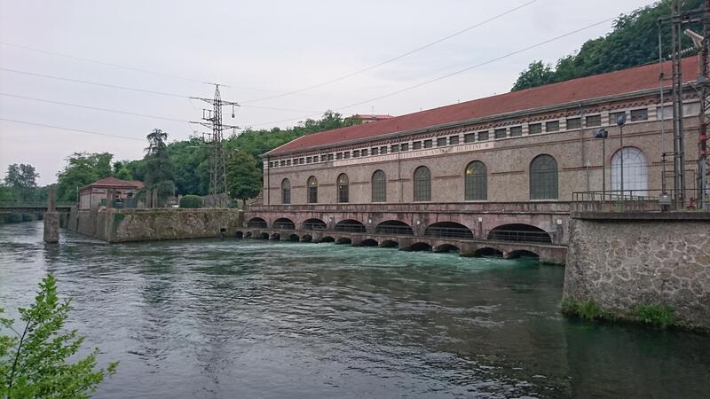 La centrale idroelettrica di Paderno (MI) del 1898