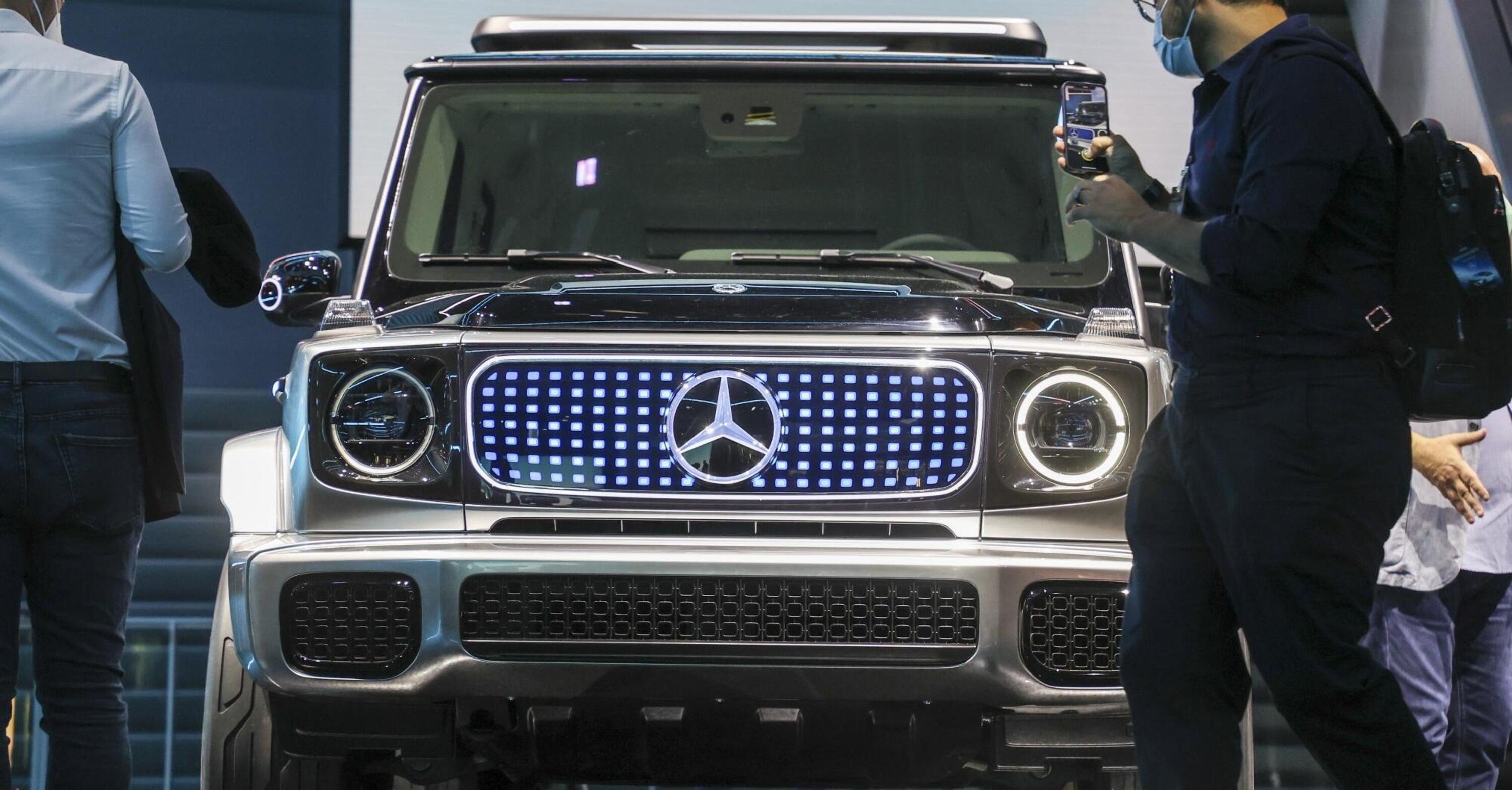 La Mercedes EQG avr&agrave; le batterie con l&#039;anodo al silicio: + 40% di energia
