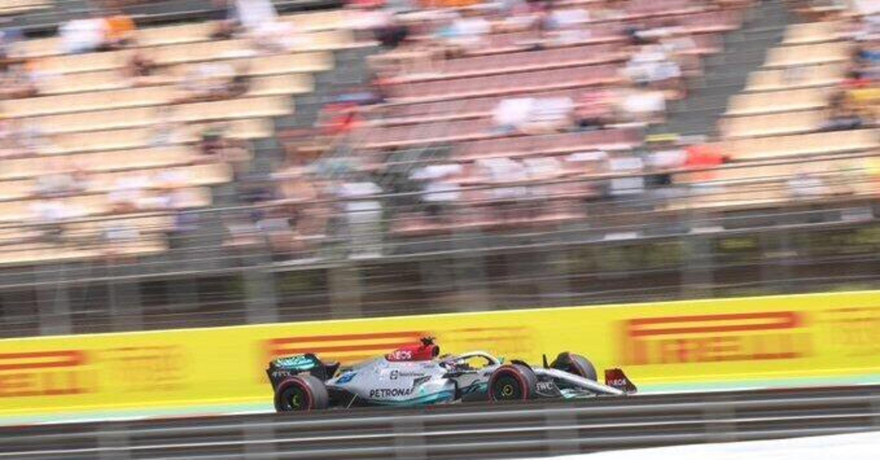Formula 1, Russell e Hamilton soddisfatti dai miglioramenti della Mercedes
