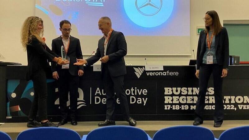 ADD 2022 Verona, Mercedes-Benz Italia Vans festeggia il podio DealerSTAT