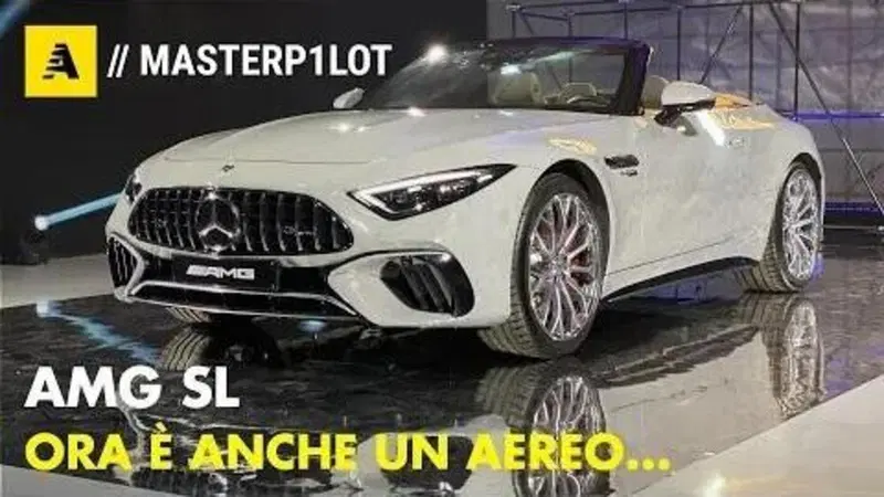 AMG SL 2022 con la tecnologia Mercedes dell'alluminio [VIDEO]  