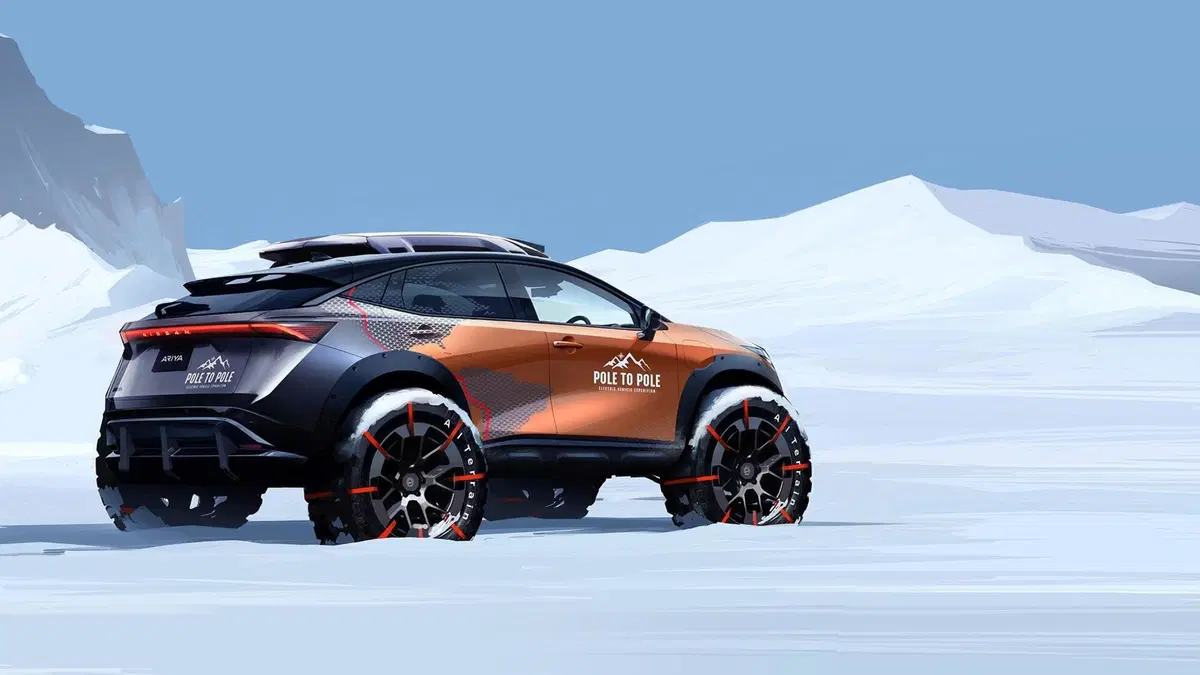 Dal Polo Nord al Polo Sud in elettrico: nel 2023 parte il raid con la Nissan Ariya  (3)