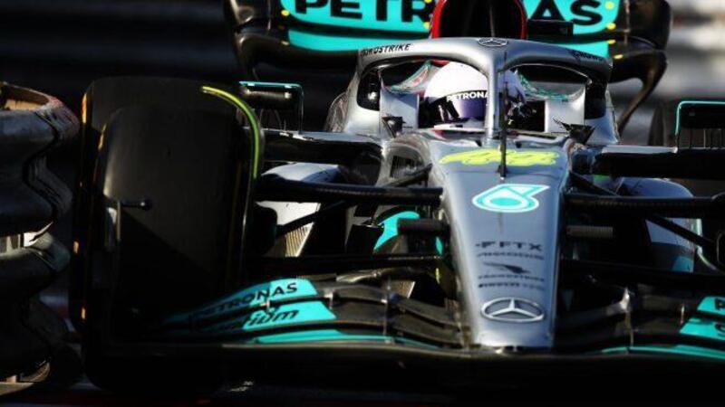 Formula 1, Hamilton: &quot;La W13 rimbalza parecchio su questa pista&quot;