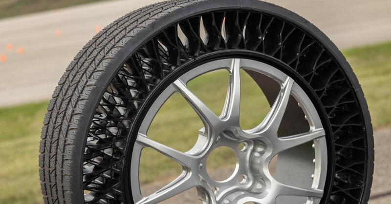 Goodyear sta sviluppando pneumatici senza aria