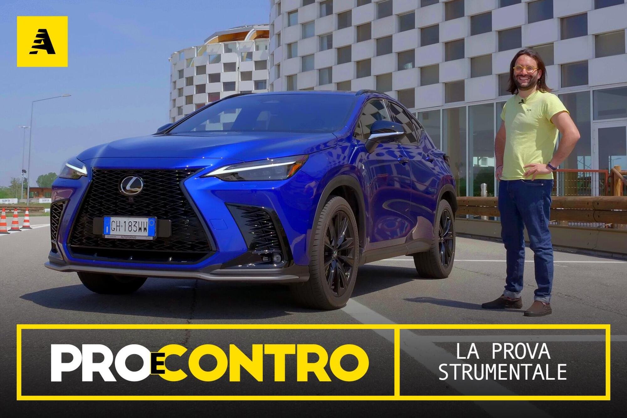 Nuova Lexus NX 2022, PRO e CONTRO | La pagella e tutti i numeri della prova strumentale [Video]